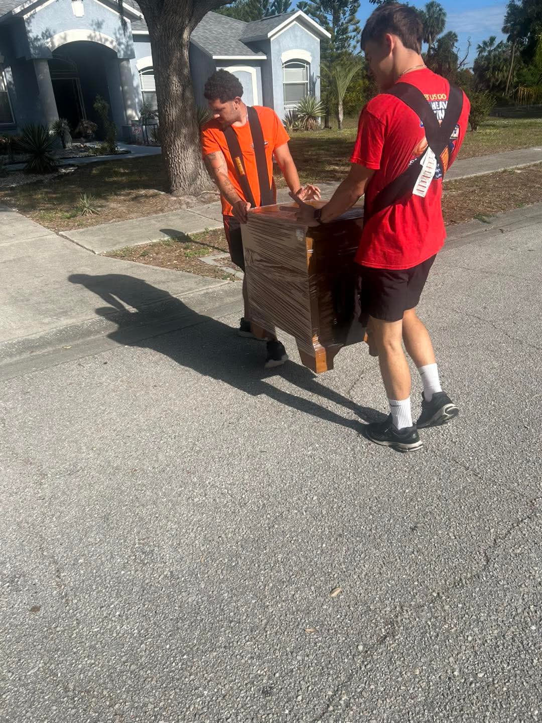 John's Movers crew at work