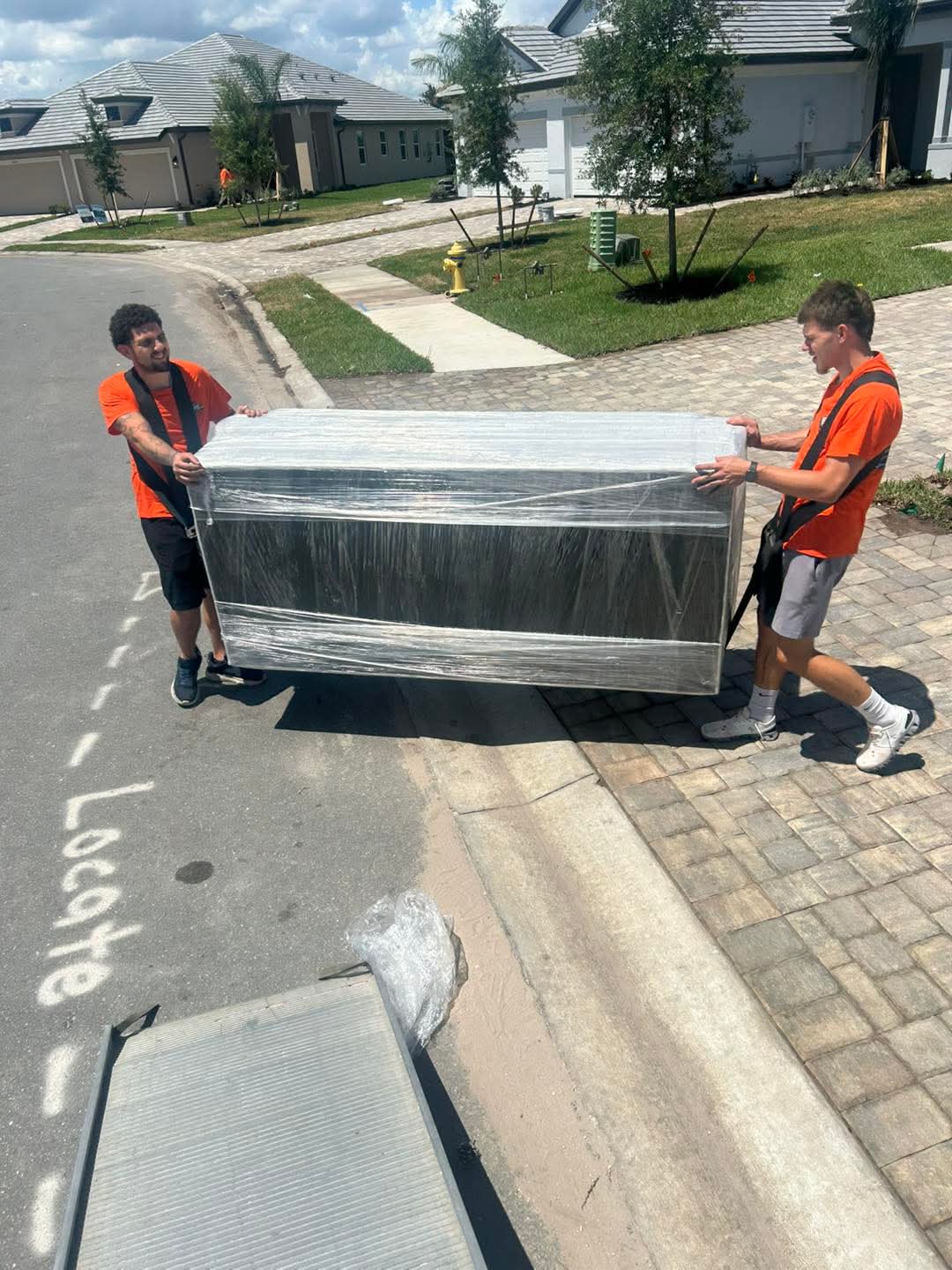 John's Movers crew at work
