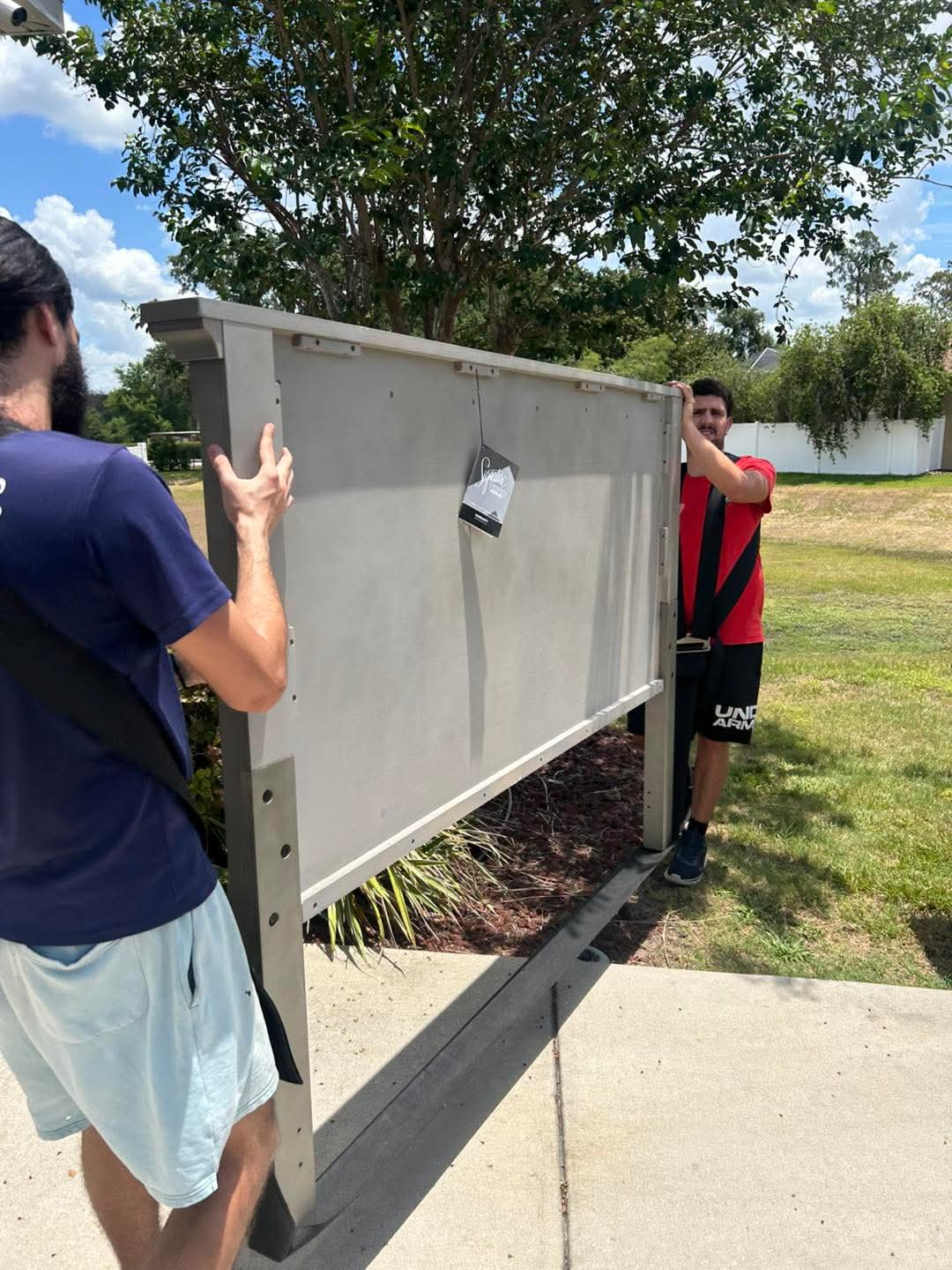 John's Movers crew at work